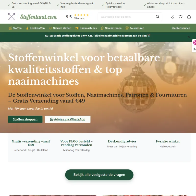 Screenshot van Stoffenland