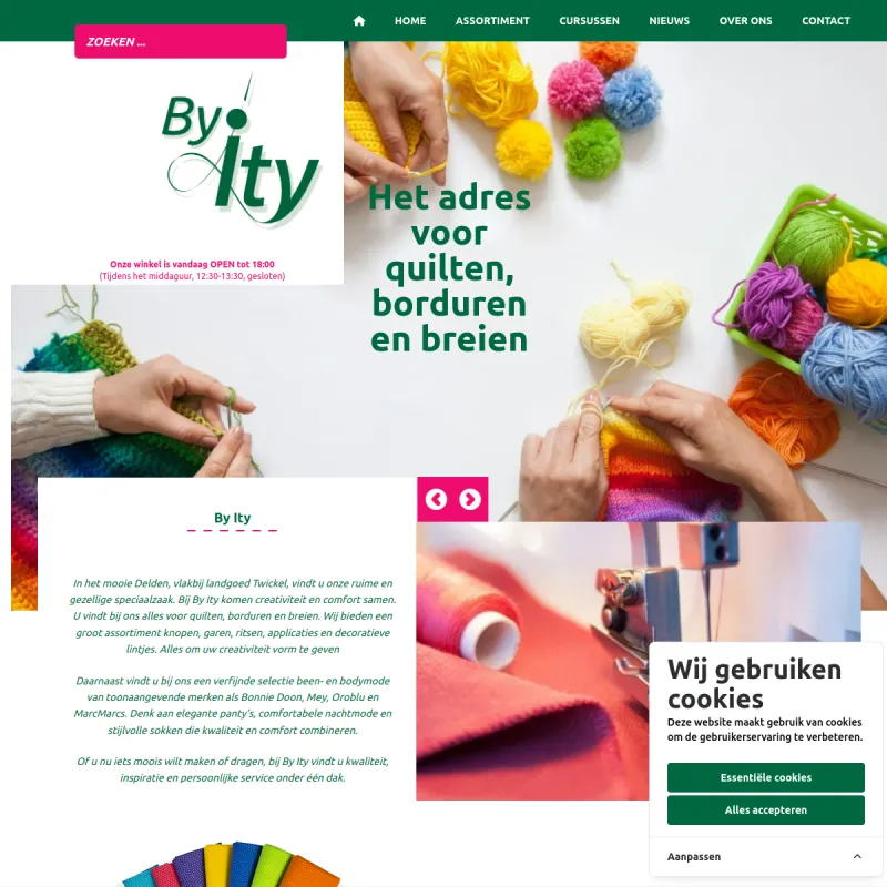 Screenshot van 't Kleinvakheukske Ity