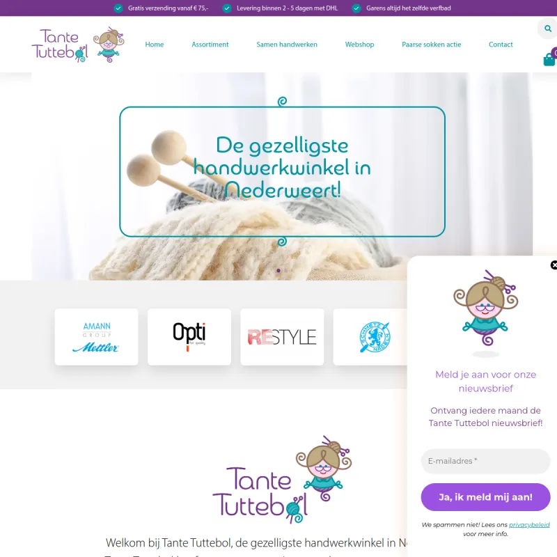 Screenshot van Tante Tuttebol