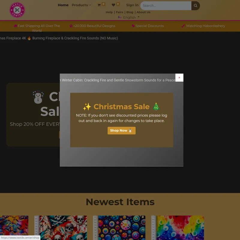 Screenshot van Textile Center
