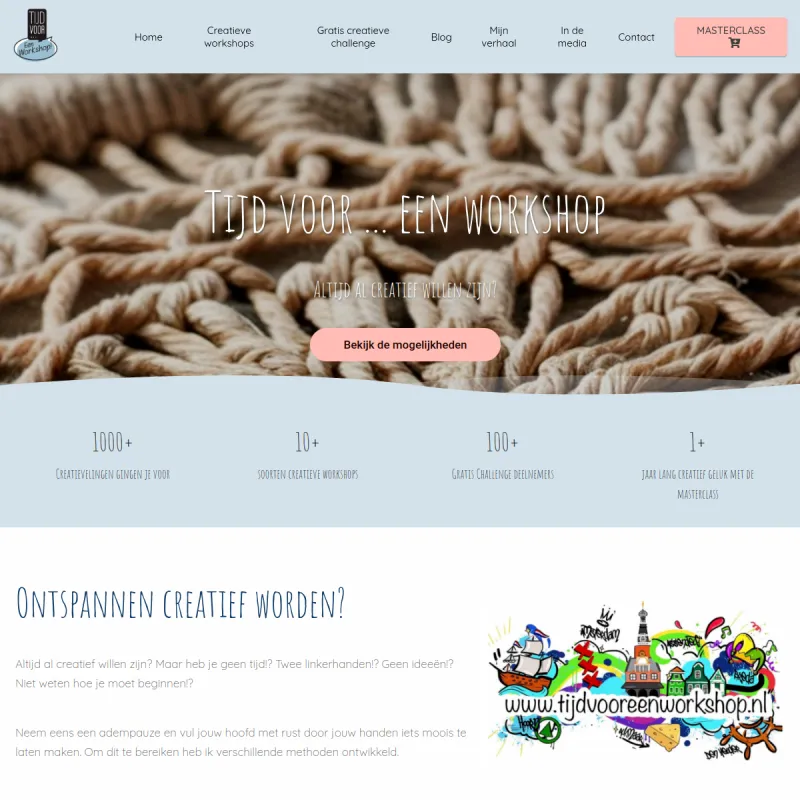 Screenshot van Tijd voor een Workshop