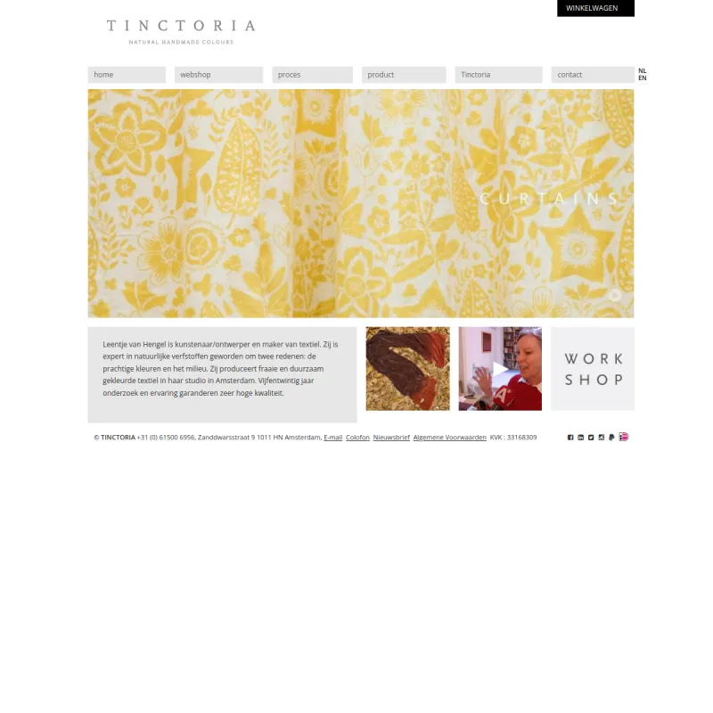Screenshot van Tinctoria - Natural Handmade Colours