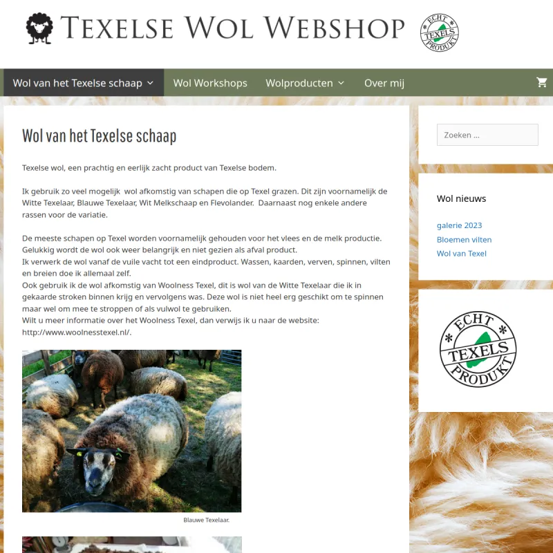 Screenshot van Wol van Texel
