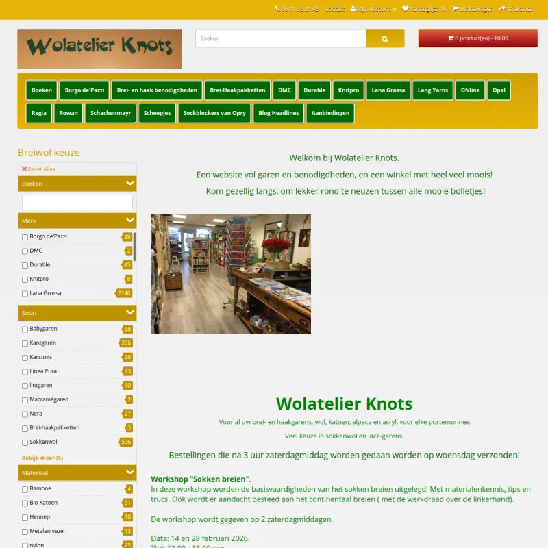 Screenshot van Wolatelier Knots