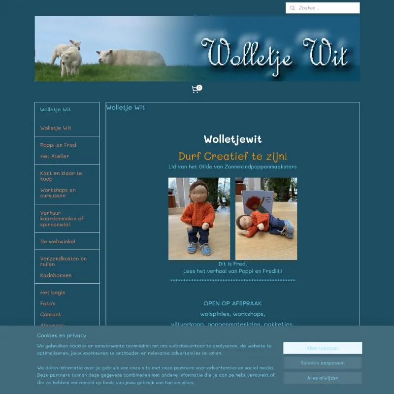 Screenshot van Wolletje Wit