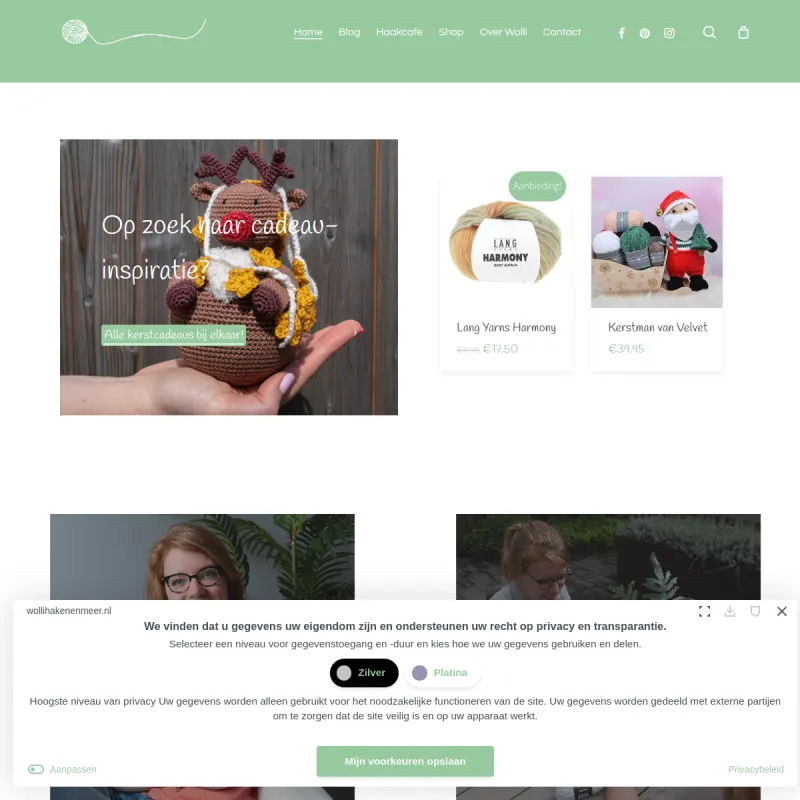 Screenshot van Wolli haken en meer