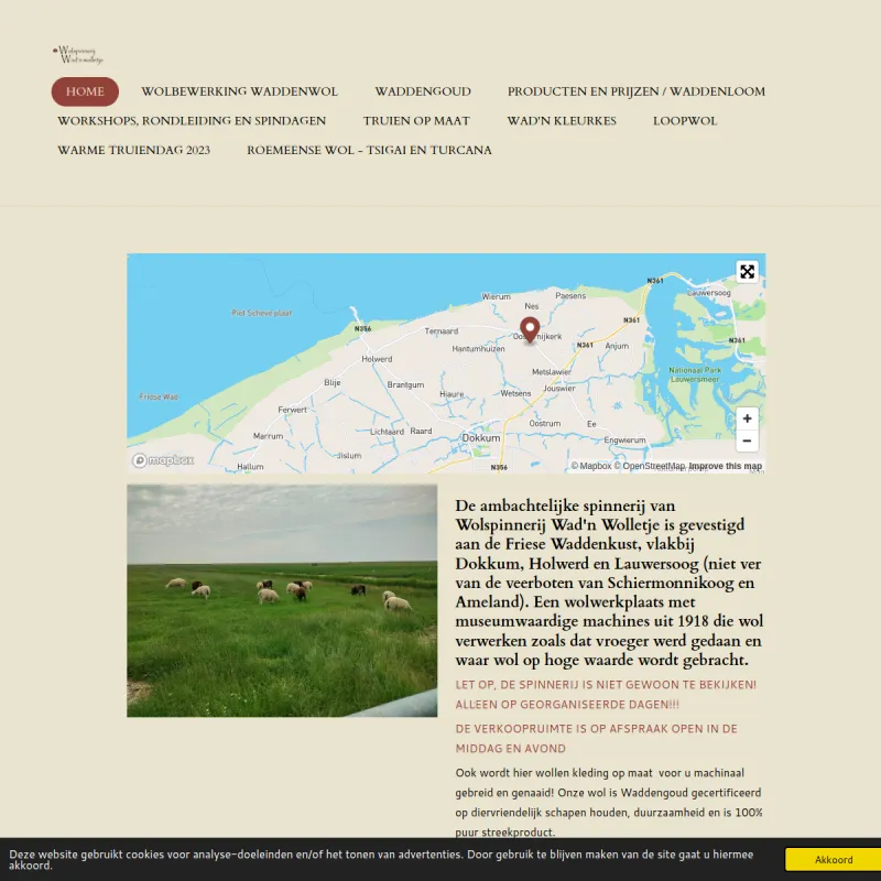 Screenshot van Wolspinnerij Wad'n wolletje