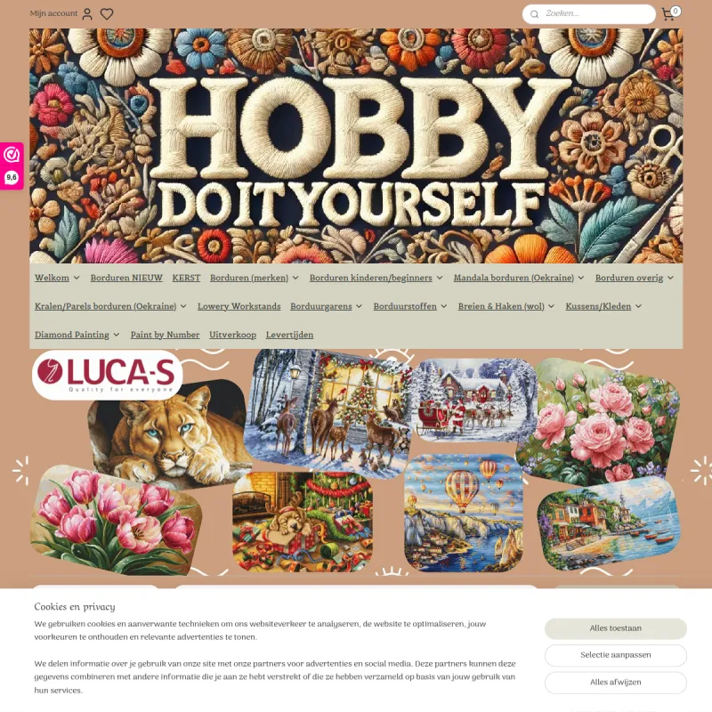 Screenshot van www.hobbydoityourself.nl