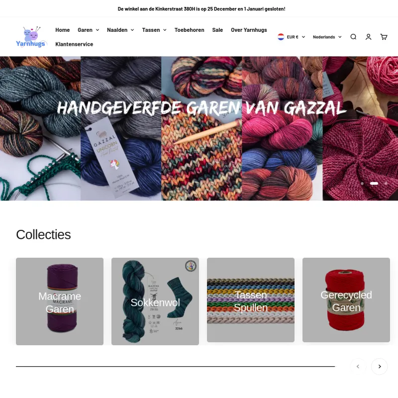 Screenshot van Yarnhugs