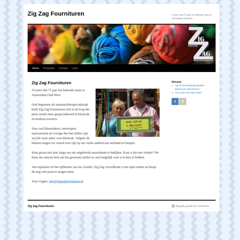 Screenshot van Zig.Zag Fournituren